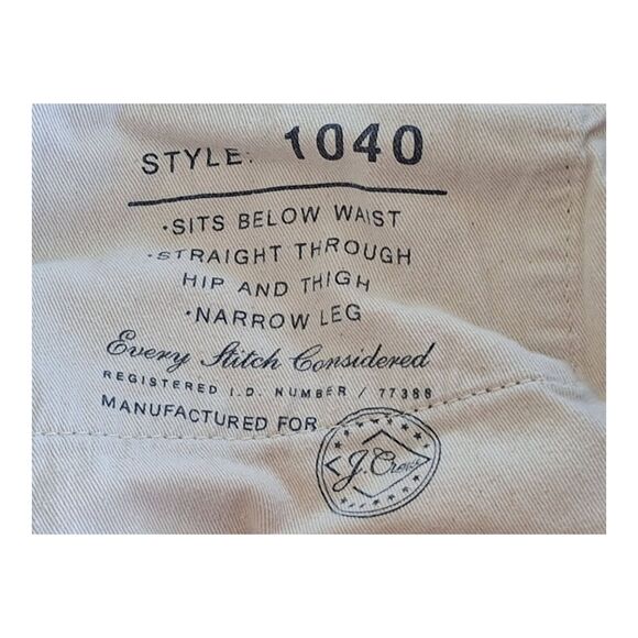 J. Crew 1040 Corduroy Pants Men’s Size 33 Trousers Gray 5 Pocket Jeans Excellent - Picture 5 of 15